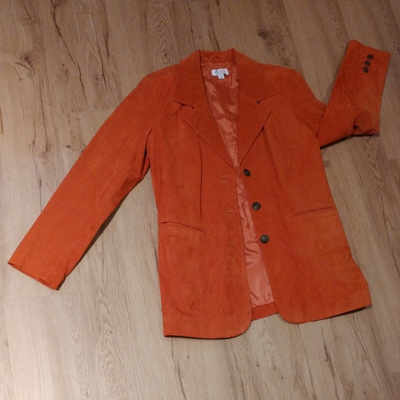D&CO SUEDE orange jacket - Picture 2 of 4